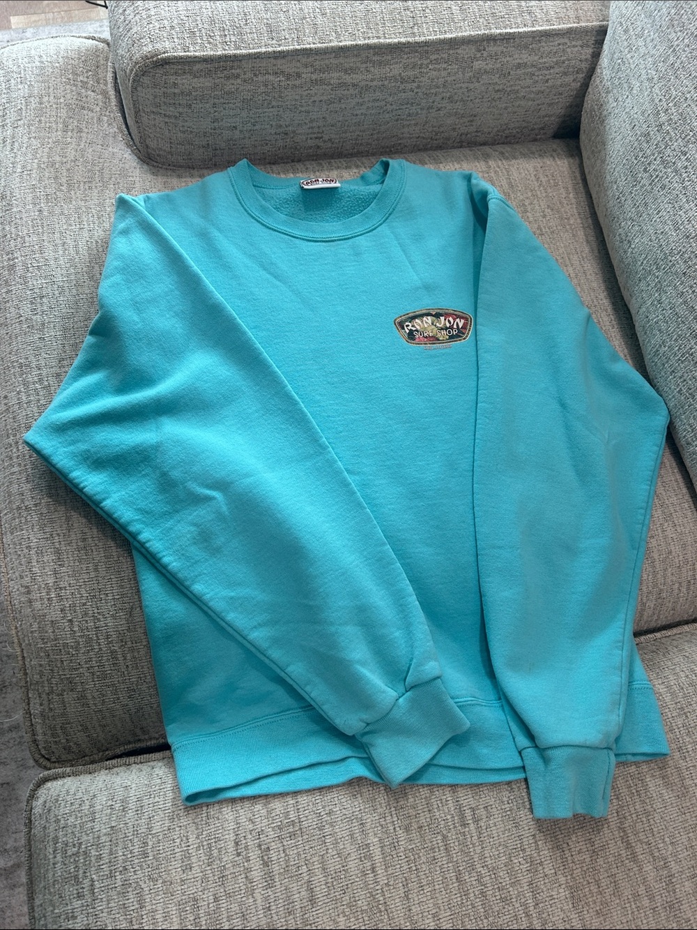 Ron Jon Men's Blue Crewneck Sweatshirt